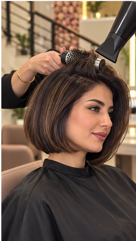 سشوار شعر قصير